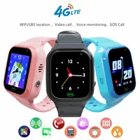 4G Kids Smart Phone Watch Video Call WIFI LBS Location SOS Tracker Baby Camera Waterproof Watch For Boy Girl Smart Watch For Kid