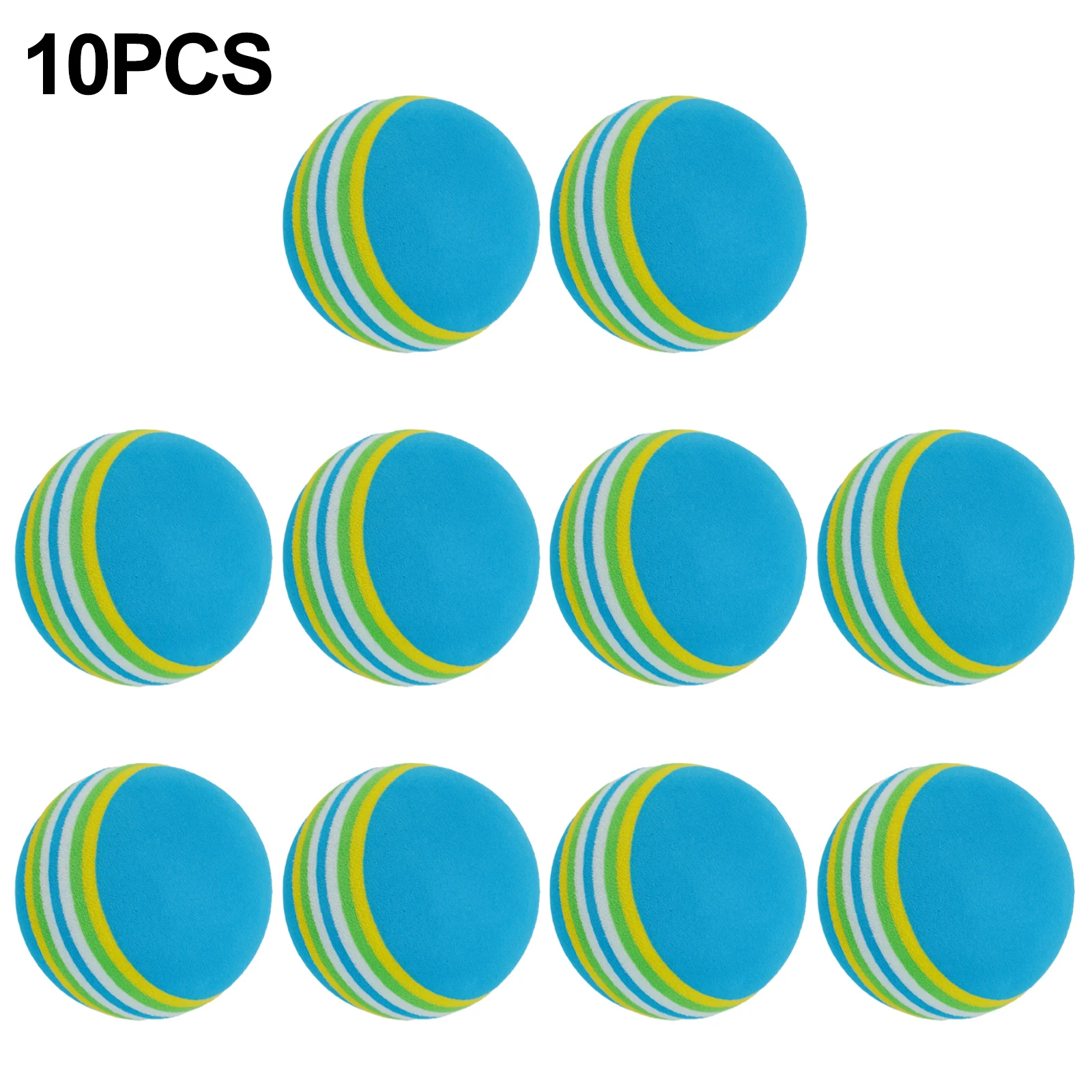 For Approach Shot Sponge Balls Golf Balls Red Blue Yellow Rainbow 42mm Foam Balls Soft Indoor Practice Sponge Balls 5