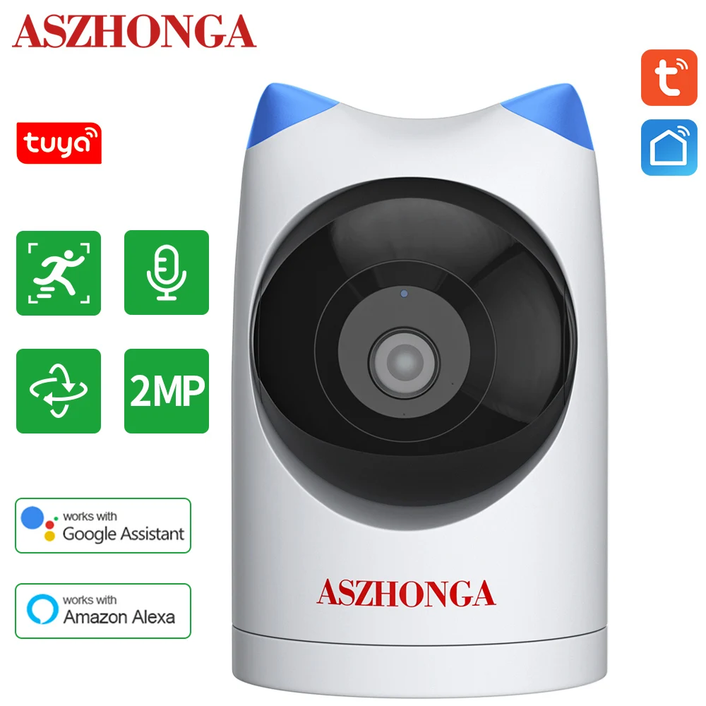 Telecamera Ysa 2Mp Yi-Lot Ptz Rotazione A Due Vie Audio Hd Smart Home 1080P Ptz Casa Interna Telecamera Cctv Senza Fili Telecamera Di Sorveglianza Cam