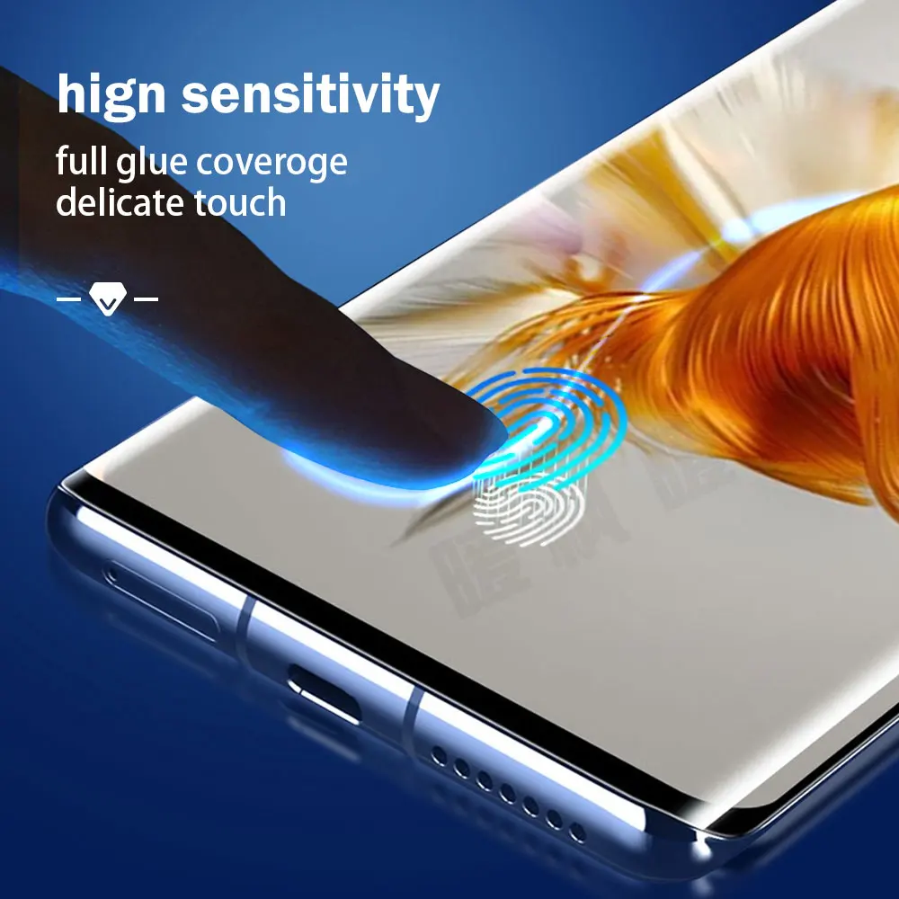 5/3/1Pcs UV Gehärtetem glas smartphone Für Huawei mate 50 40 30 30E 20 pro plus RS 40E telefon screen protector HD schutz film