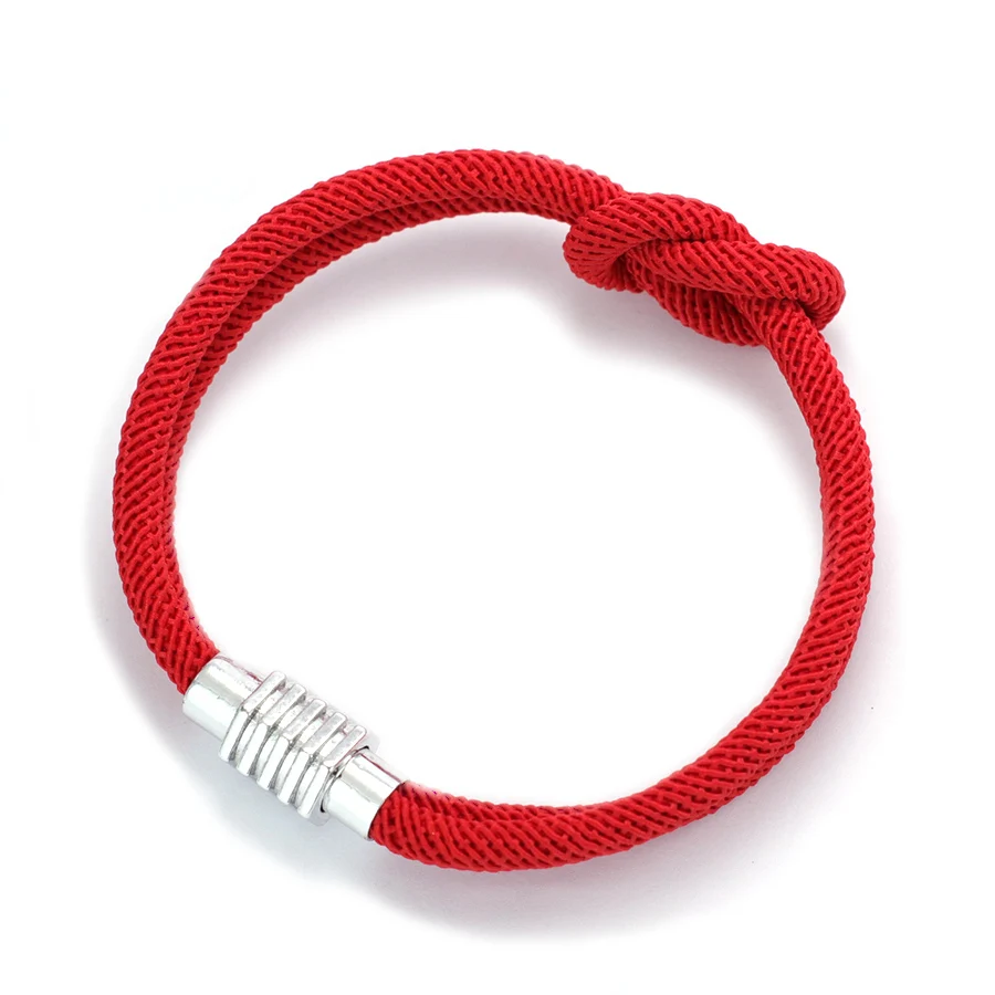 Concentric Knot Cord Chain Bracelet for Men and Women