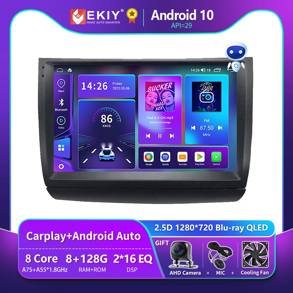 EKIY T900 8G 128G For Toyota Prius 20 2002 - 2009 Car Radio Multimedia ...