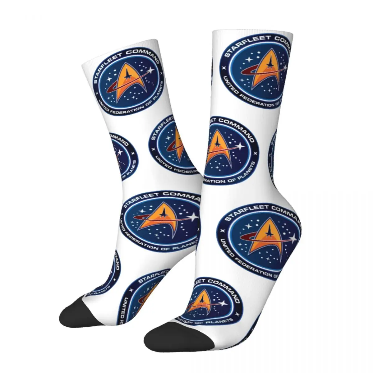 Star Treks Starfleet Theme Design Socks Merch For Film Fans Unisex Cozy Socks