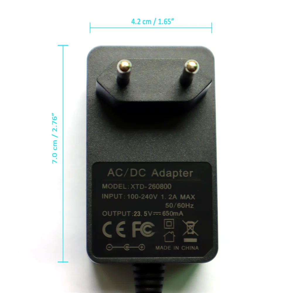 23.5v 0.65A Adapter Charger Replacement for Bosch 12024675 , for