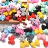 10Pcs Silicone Beads DIY Baby Teething Bow Tie Beaded Pacifier Chain Necklace Bracelet For Nursing Teether Pearls Chew Safe Toy 2
