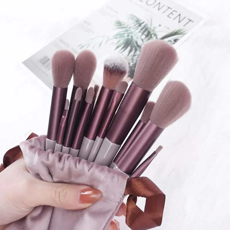 2 Stück Rosen-Make-up-Pinsel – Großer Puderpinsel Für Gesicht & Lose Puder