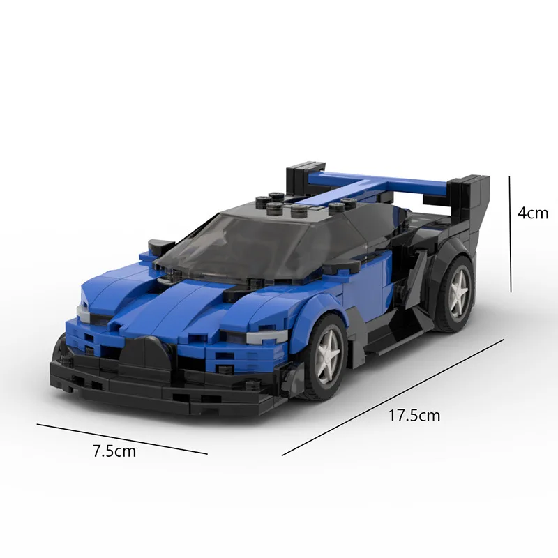 

AIAIAITOY VISION GT Speed Champions Blue Sports Cars Techniced Building Blocks Bricks Set Kids Toys Gifts For Boys & Girls