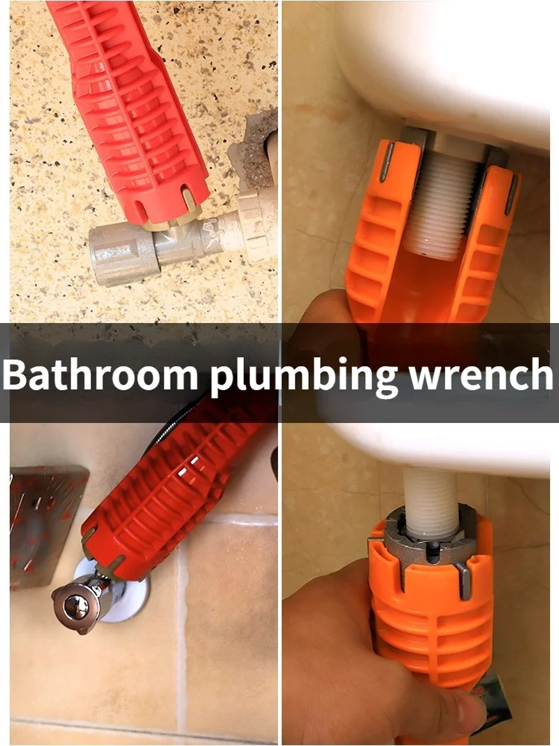 8 In 1 Sink Wrench Sink Faucet Plumbing Tool Multifunctional Bathroom Repair Plumbing Tool