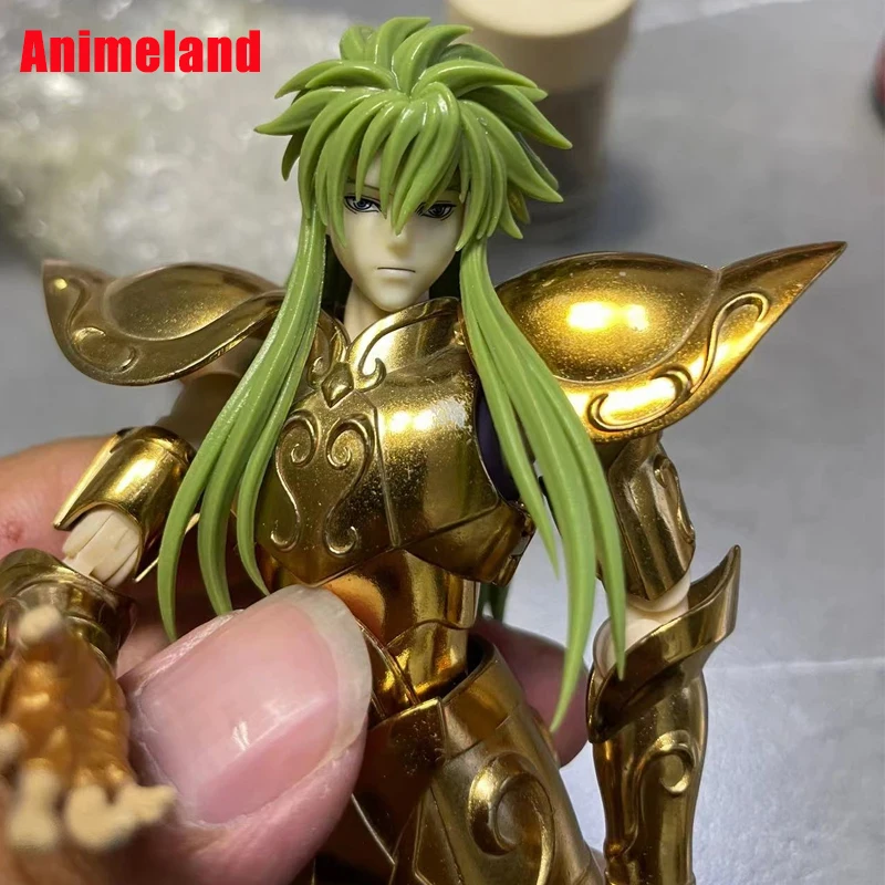 

Ткань Saint Seiya Myth EX Head Carving/3 лица + волосы Аквалей Degel Gold потерянный холст/LC "Рыцари зодиака" фигурка
