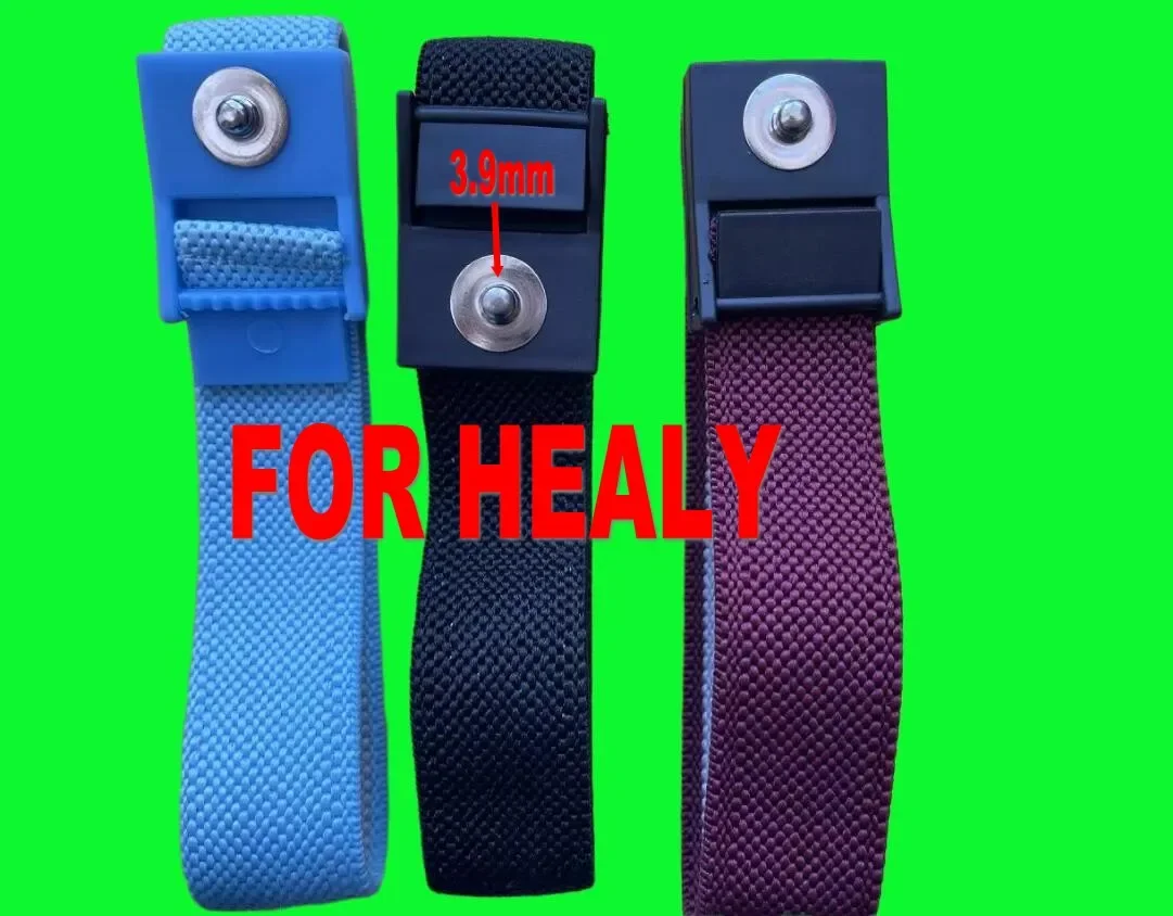 10pcs(5pair) electrotherapy conductive wrist strap bracelet Microcurrent bracelet electrode 3 color for 3.9mm Healy device