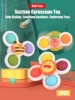 3Pcs Suction Cups Spinning Top Toy For Baby Game Infant Teether Relief Stress Educational Rotating Rattle Bath Toys For Children 1