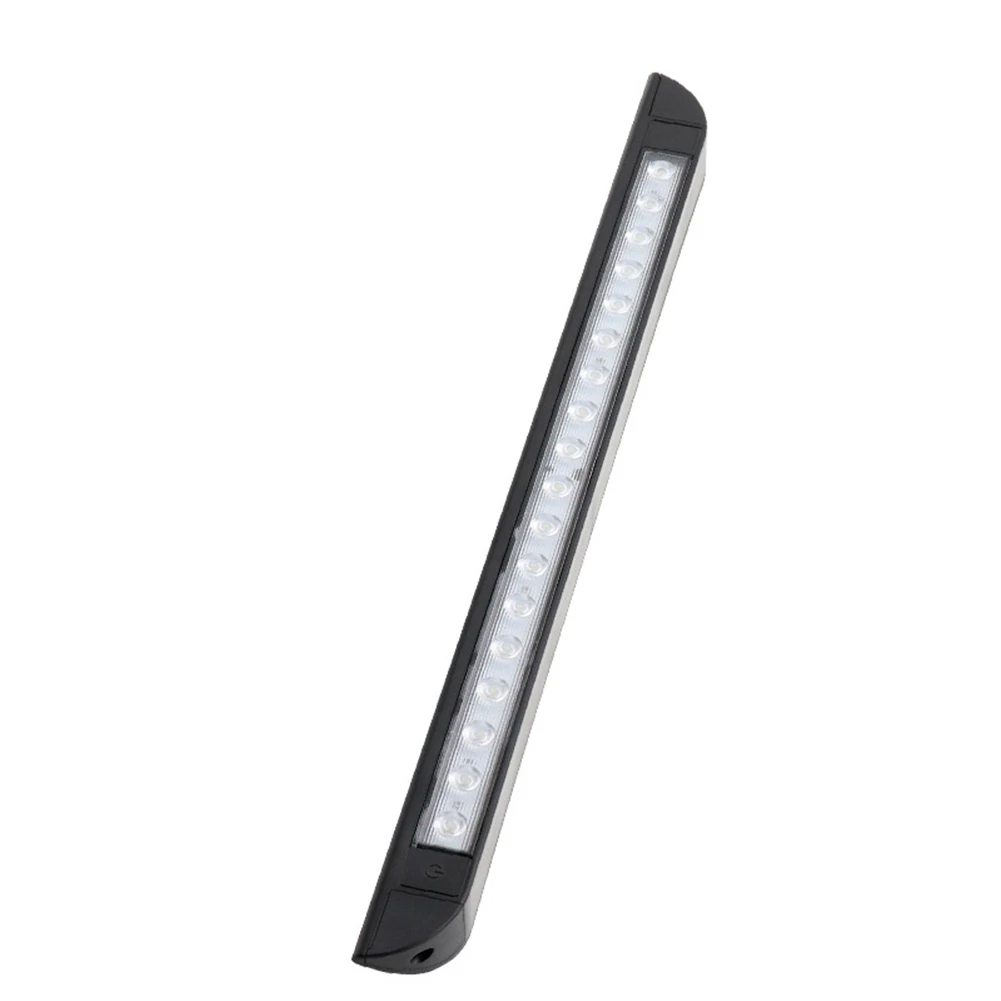 범용 자동차 LED 차양 조명, ABS, 12-28VDC, 9W, 1000lm, 쿨 화이트, 6000k, IP66, 506x35x28mm, 쉬운 설치, 1 개
