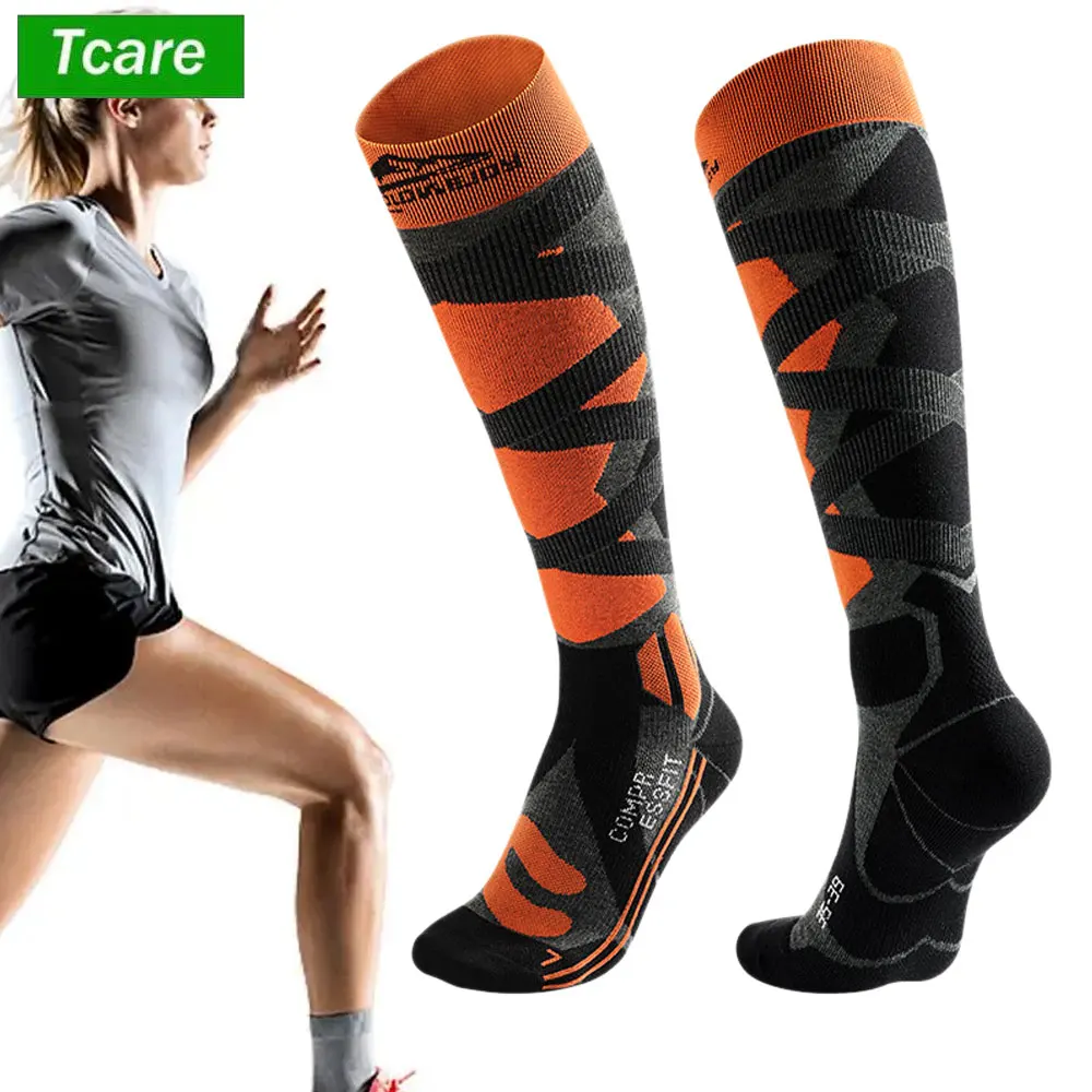 

1Pair Winter Men Women Warm Ski Socks Thicker Cotton Sports Snowboard Cycling Soccer Socks High Elastic Thermal Socks Foot Brace