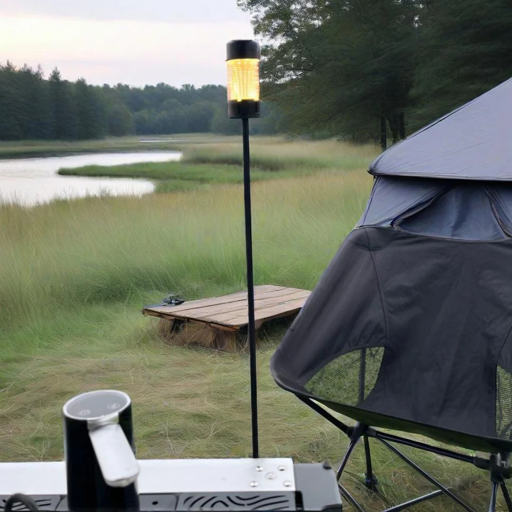 Aluminum Alloy Portable Camping Lamp Holder for IGT Tables