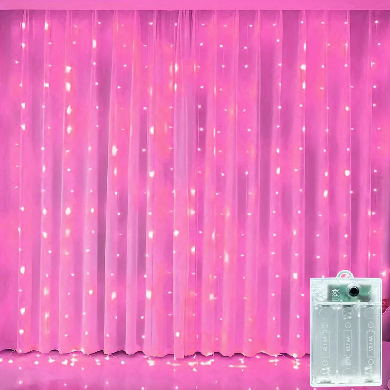Enchanting LED Fairy Curtain Lights for Festive Decor and Celebrations
