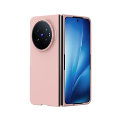 Ultra Slim Candy Color Shockproof Phone Case - Sleek Skin Feel Design for Vivo X Fold3 Pro (Pink)