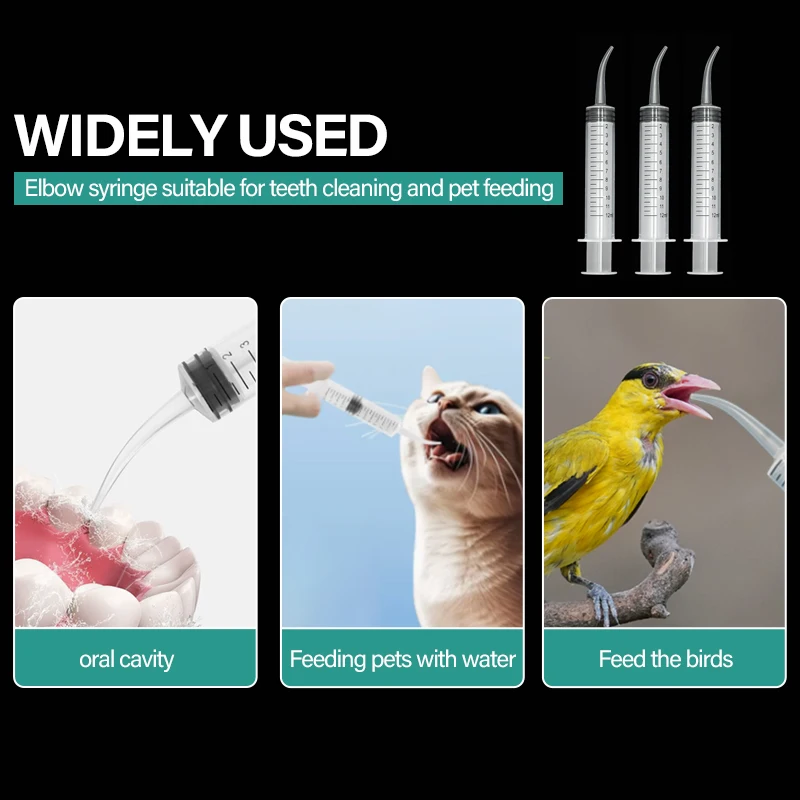 Elbow Syringe Bird Feeding Breast Feeding Medicine Feeder 12ml Plastic Syringe Needleless Pigeon 1-5 Pcs bird feeder bird feeding syringe