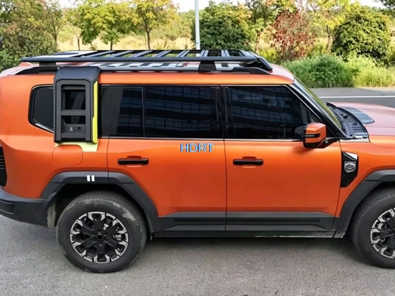 체리 제투어 G700 2025+ 차량용 오프로드 리어 윈도우 사이드 폴딩 래더 키트 보호 장식 액세서리 자동차 부품