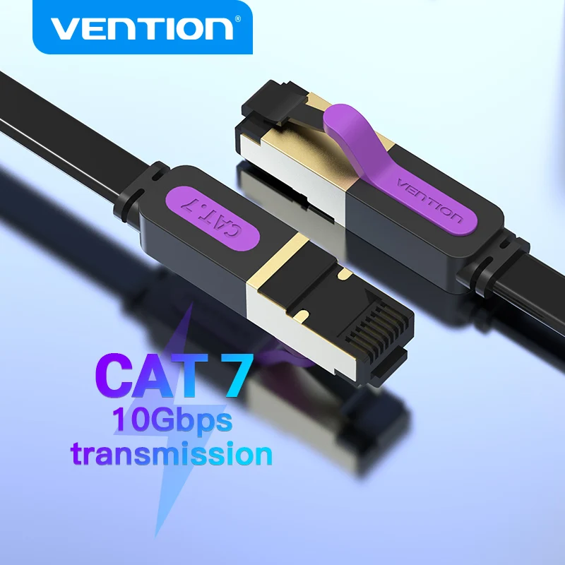 SAMZHE Ethernet Cable CAT7 10Gbps Cotton Braided Network Lan Cord