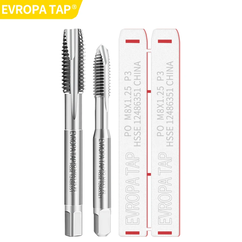 EVROPA TAP HSSE JIS 미터법 스파이럴 포인트 탭 M12M14M16M18M20M22M24 기계용 미세 나사탭 M12M14M16M18M20M22M24