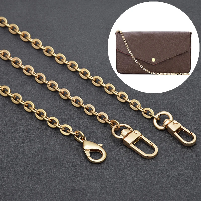 120cm Bag Chain Accessories Gold Women's Shoulder Bag Chain Metal Bag Chain  Strap Crossbody Bag Parts Belt Chain for Bags - AliExpress