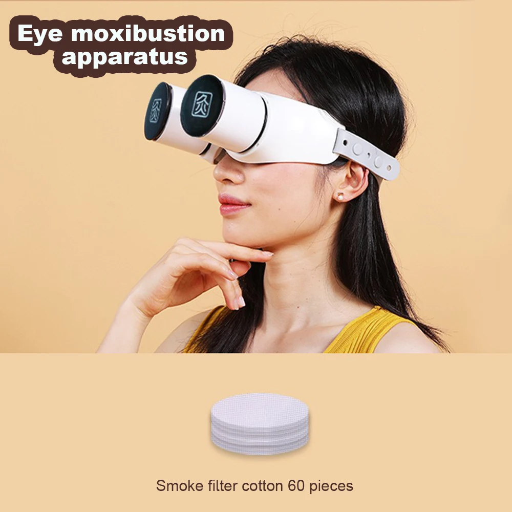 Electric Moxibustion Burner Eye Care Instrument Hot Compress Moxa Therapy Warm Eye Massager Relieve Fatigue Remove Dark Circles
