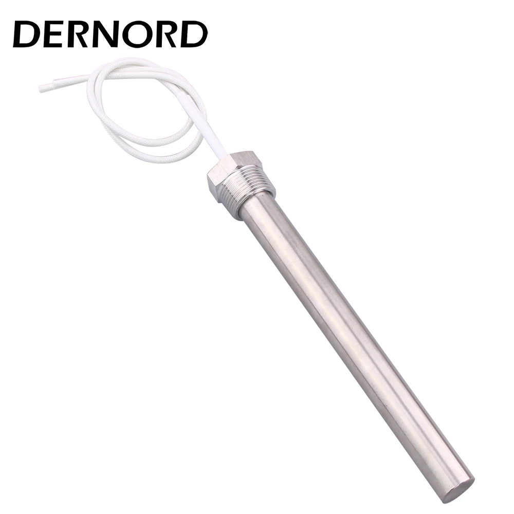 DERNORD Immersion Cartridge Heater 120V 1500W Hot Rod Heating Element Replacement 3/4 Inch Thread 