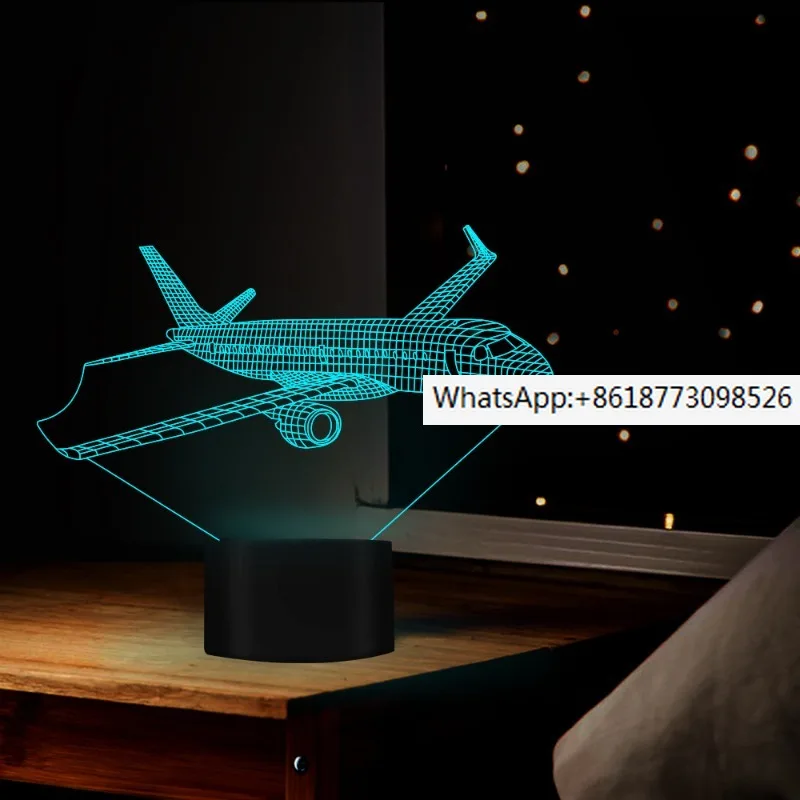 

Bedroom Night Light Creative Aircraft New Electronic Product Table Light FS-5297