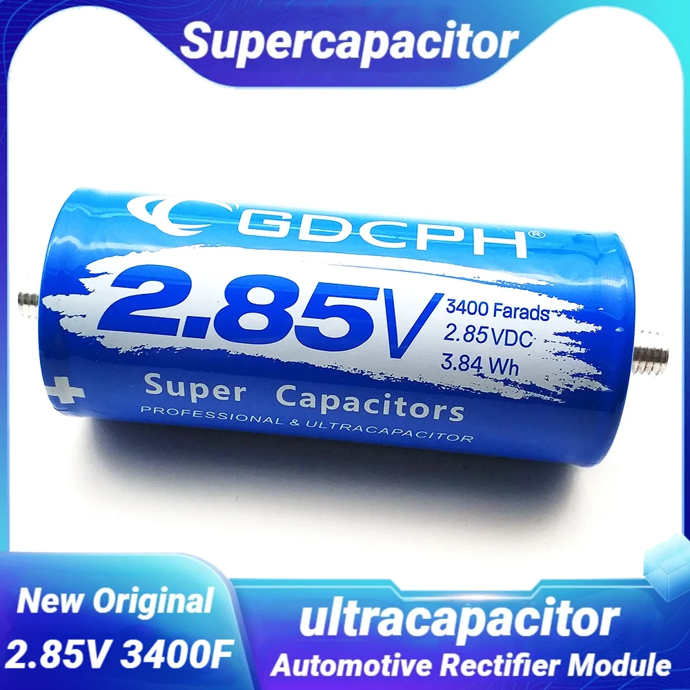 New 2.85V 3400F Super Capacitor Low ESR High Frequency for Car Power Supply High quality In Stock