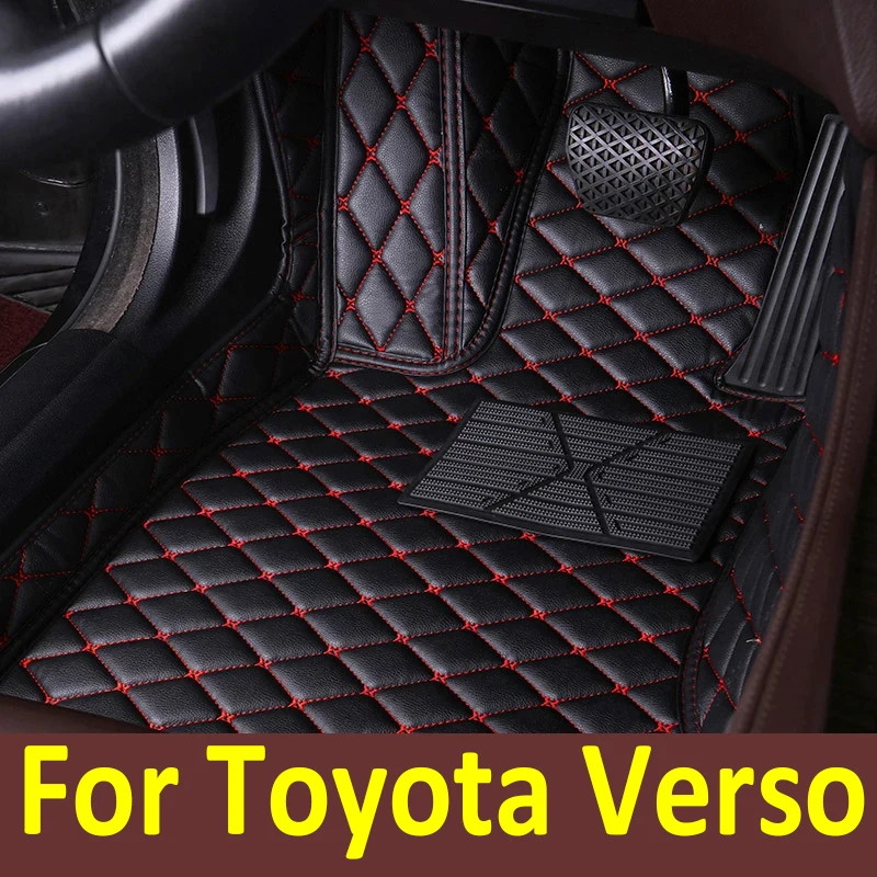 

Автомобильные коврики для Toyota Verso, пять сидений, 2011, 2012, 2013, 2014, 2015, 2016, 2017, индивидуальные накладки на ножки, коврик, крышка, аксессуары для интерьера