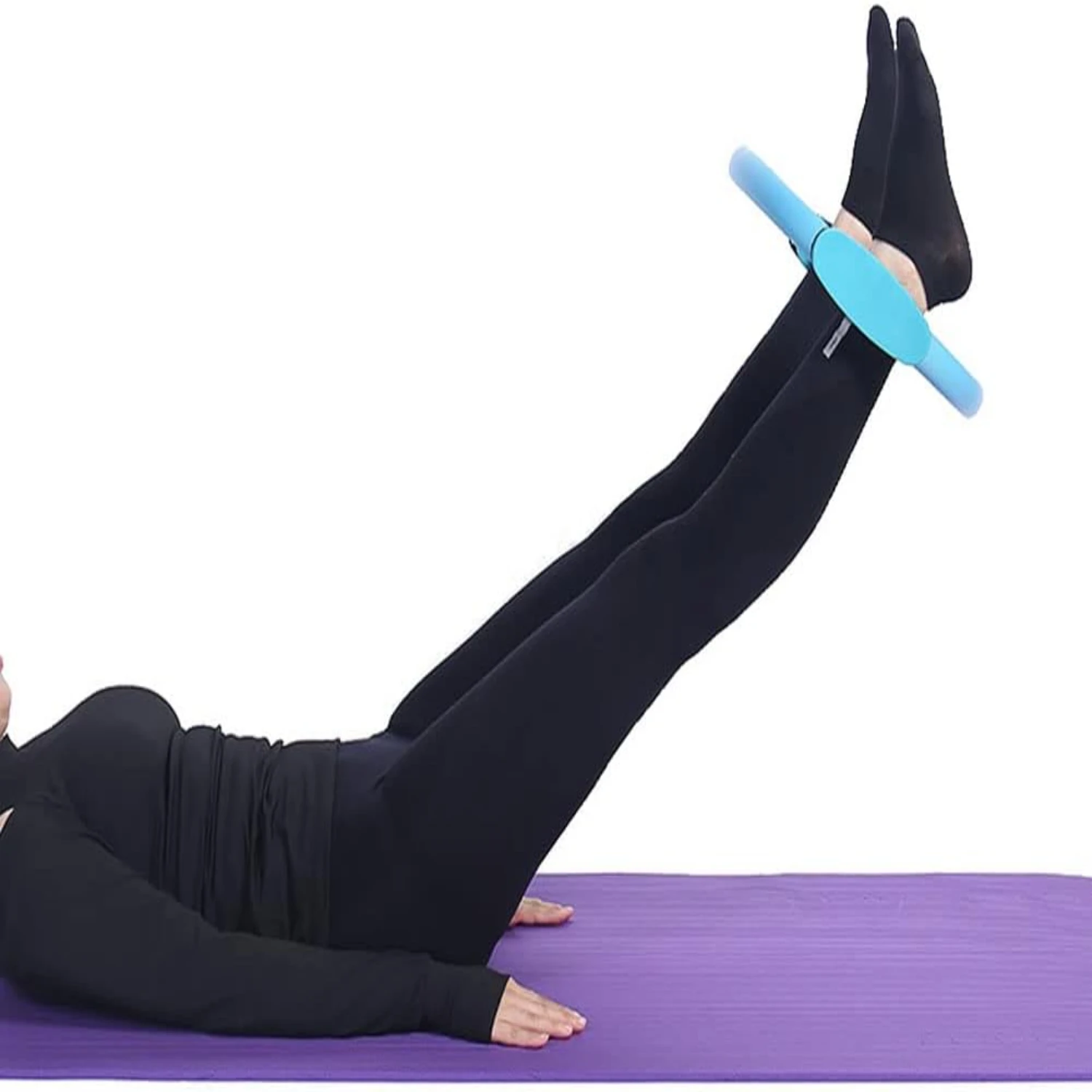 Highly Effective Enhanced Pilates Ring for Intense Workouts-Double Loops Conditioning Tool for Improved Fitness and Toning-S