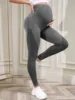 Women's Maternity Leggings Over The Belly Full Length Pregnancy Yoga Pants Active Wear Workout Leggings 5
