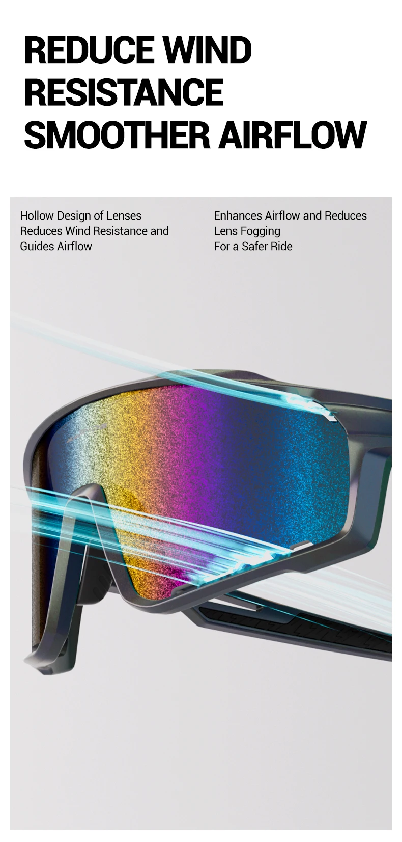Kapvoe Neue Nano Beschichtete Radfahren Gläser Männer Frauen Sonnenbrille Wandern Laufen Outdoor Sport UV400 Objektiv Schutz Brillen – Detail 9