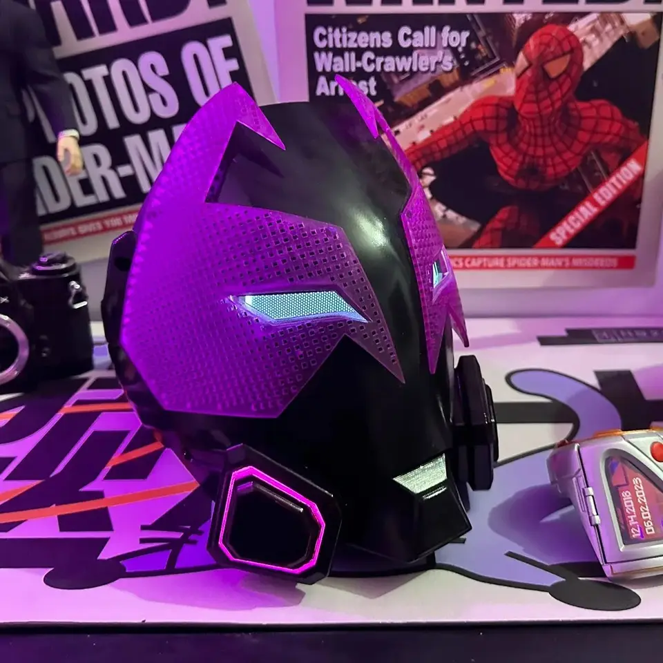 【スパイダーバース】新品 スーペリア・スパイダーマン 2Dマスク コスプレ スーペリア・スパイダーマン スパイダーマン Superior Spider
