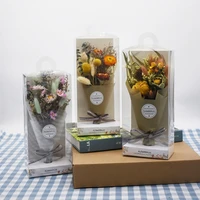 Mini Dried Flower Bouquet For Valentine's Day Gift Small Wedding Bridal Bouquet Gift Box Decoration Accessories Dry Flower Craft 1