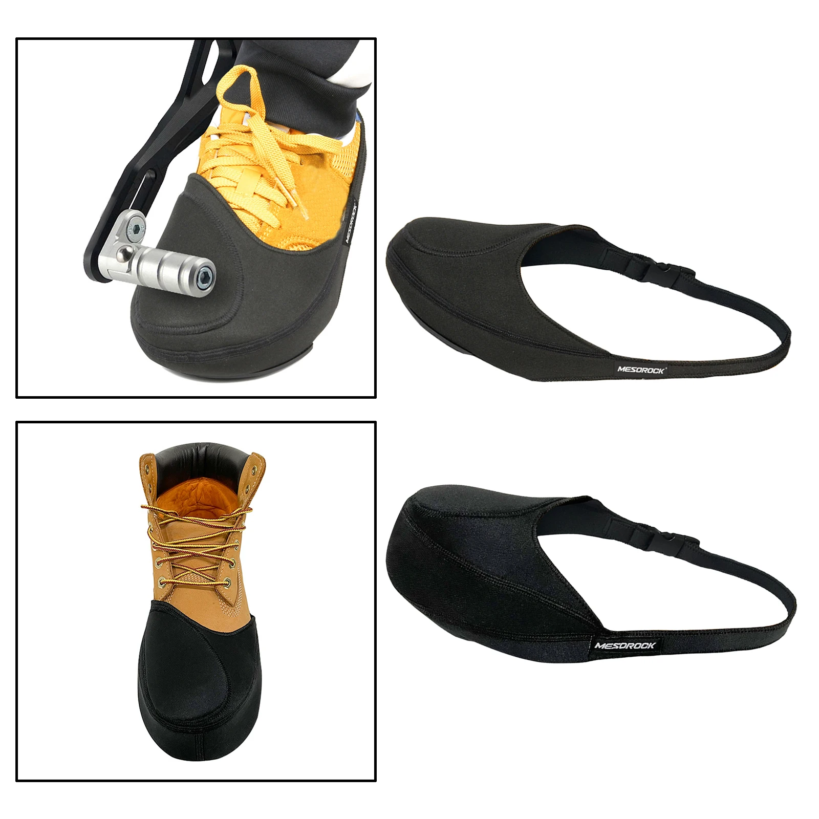 Motorcycle Gear Pad Accessories Anti Slip Riding Half Shoecover Shoe Boot Cover Shifter Guards for Men & Women Rider