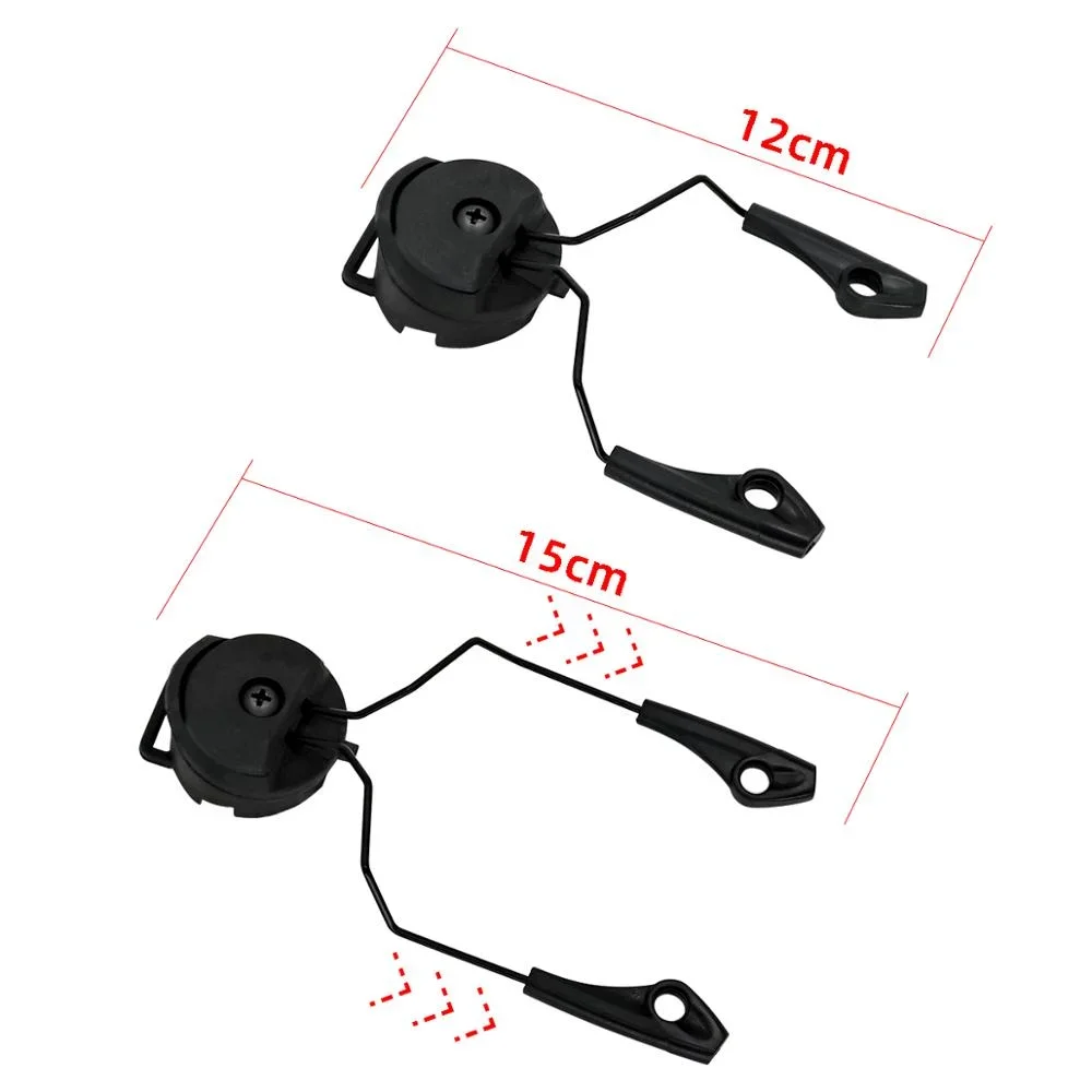 Electronic earmuf ARC OPS-CORE Helmet Rail Adapter Tactical headphone Stand for Howard Leight Impact Sport hunt shooting headset 2