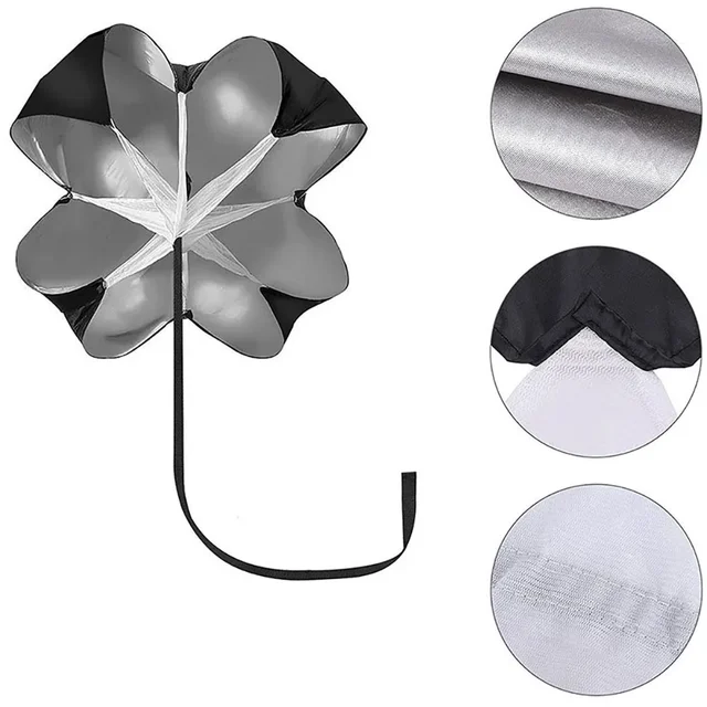 Adjustable Speed Parachute Agility Training Umbrella Football Soccer Resistance Ropes Fitness Running Chute Sport Obstacles Tool 2
