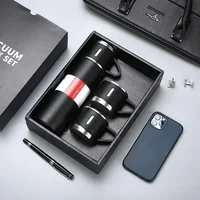 500ML Stainless Steel Vacuum Flask with Business Style Shimmering Design, Coffee Mug Thermos Bottle with Portable Carafe 2