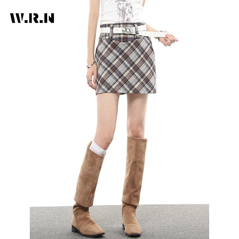 

2023 Summer New Fashion Hotsweet Style Plaid Print Skirts Women's Casual Harajuku High Waist Slim Fit A-line Sexy Mini Skirt