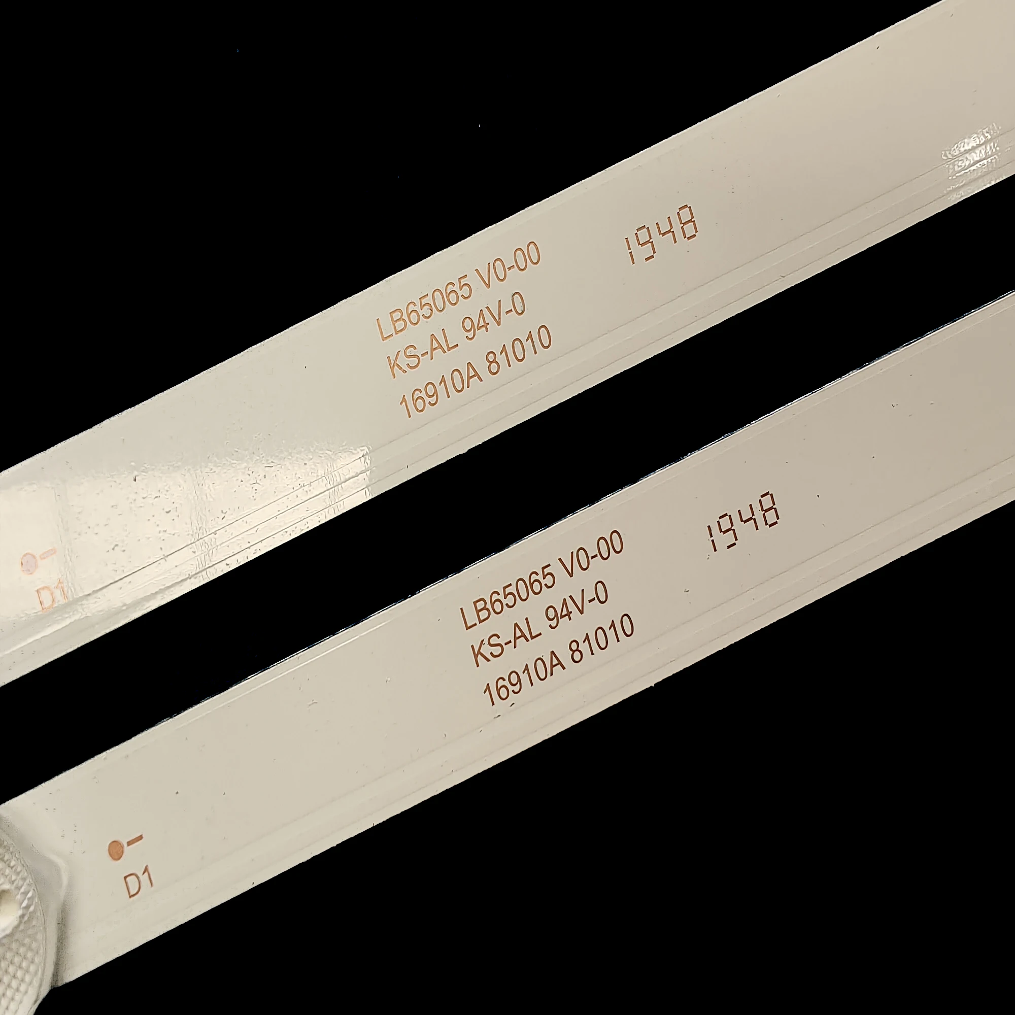 Conjunto Led Backlight Strip para 65pus6554 Lb65065 V0_00 v1 Elemento tv E4sw6518rku E4st6519rku Tpt650j1-qubf90.k 3b678000001e 12 Peças - Imagem 4