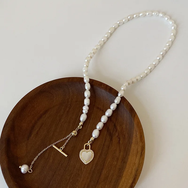 Korean Pearl Chain Choker Necklace for Women Girls 2023