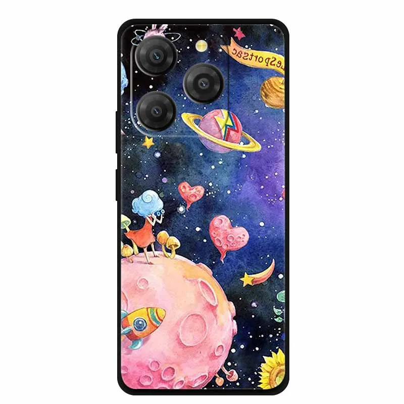 Black Silicone Protective Case for Smartphone - Durable TPU Cover