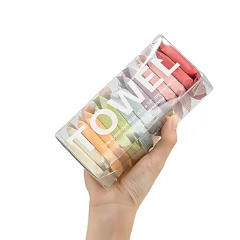 14 Pcs Compressed Disposable Face Towels Set (30×24cm / 11.87×9.45in) - Natural Plant Fiber, Fluorescent-Free 1