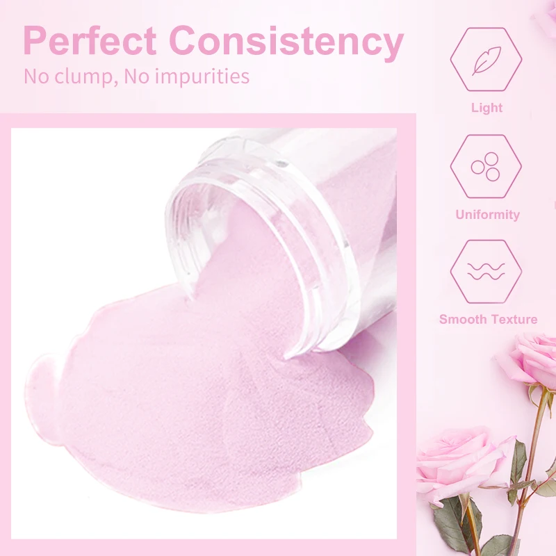 10g/Box Base Colors French Nail Design Dipping Powder Clear White No Lamp Cure Nails Dip Powder Nail Gel Natural Dry nail powder nail powder set