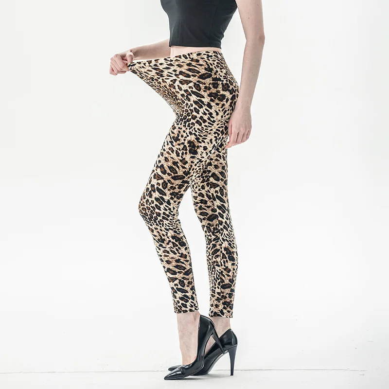 Leopard Leggings Women Sexy Girl Stretchy Pants Disco Leggings Fashion  Summer New Casual Femme Pantalon Fitness Spandex Legging