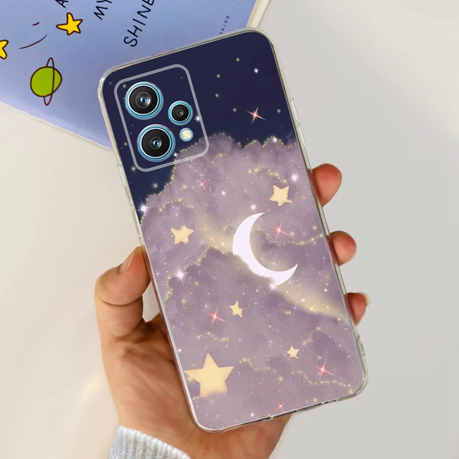 Transparent Flower Silicone Soft Case - Enhanced Protection for Realme 9 Pro & Pro Plus
