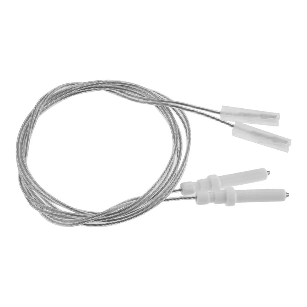 Gas Cooker Range Stove Parts Igniter Electrode Spark Plug 2PCS 900mm Ignition Cable Cooker Ignition Pin Wire Ceramic 35/40/45mm gas stove igniter