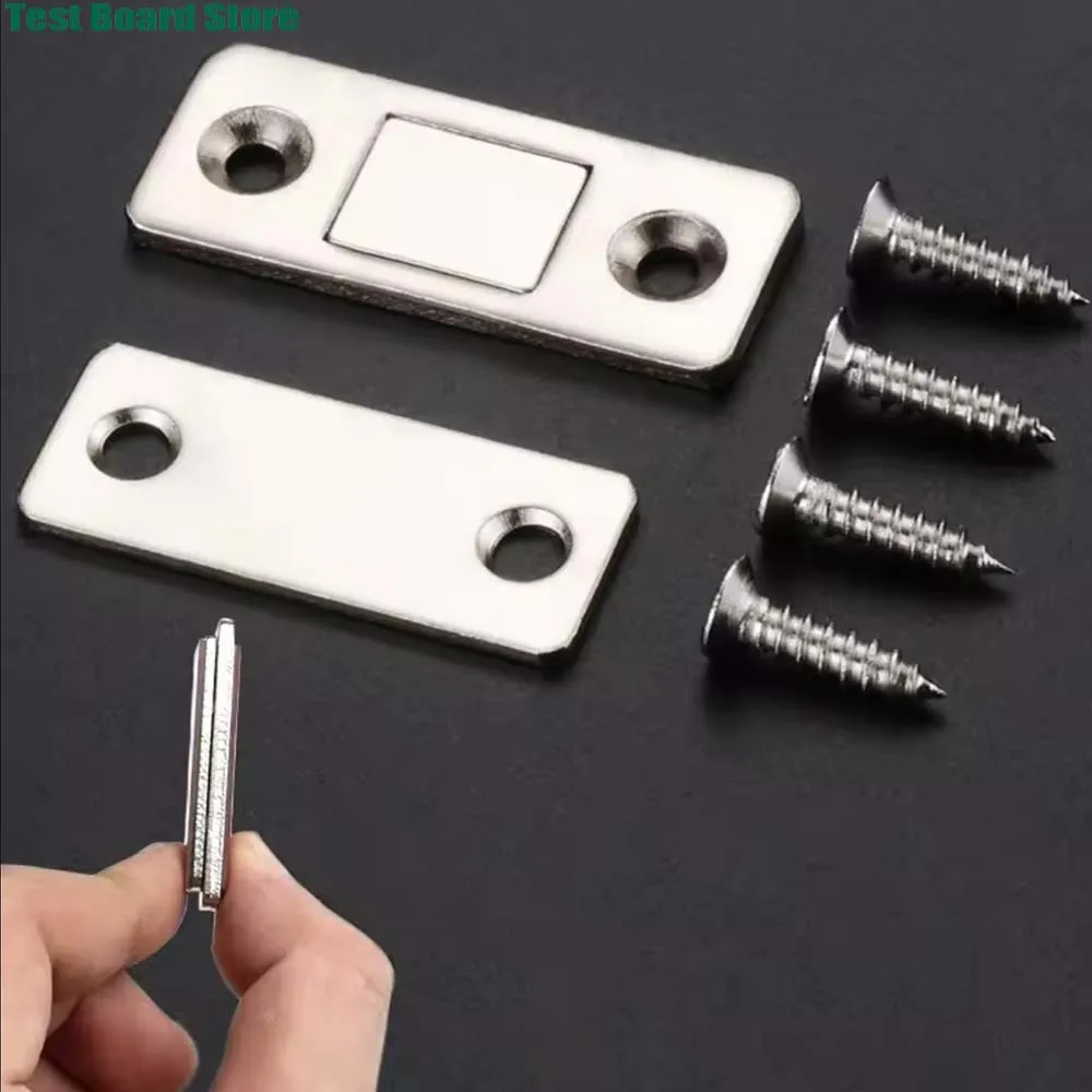 1Pce Cabinet Magnetic Catch, Drawer Door Magnets With Strong Adhesive, Cabinet Latch Magnetic Closures for Kitchen Door Closing