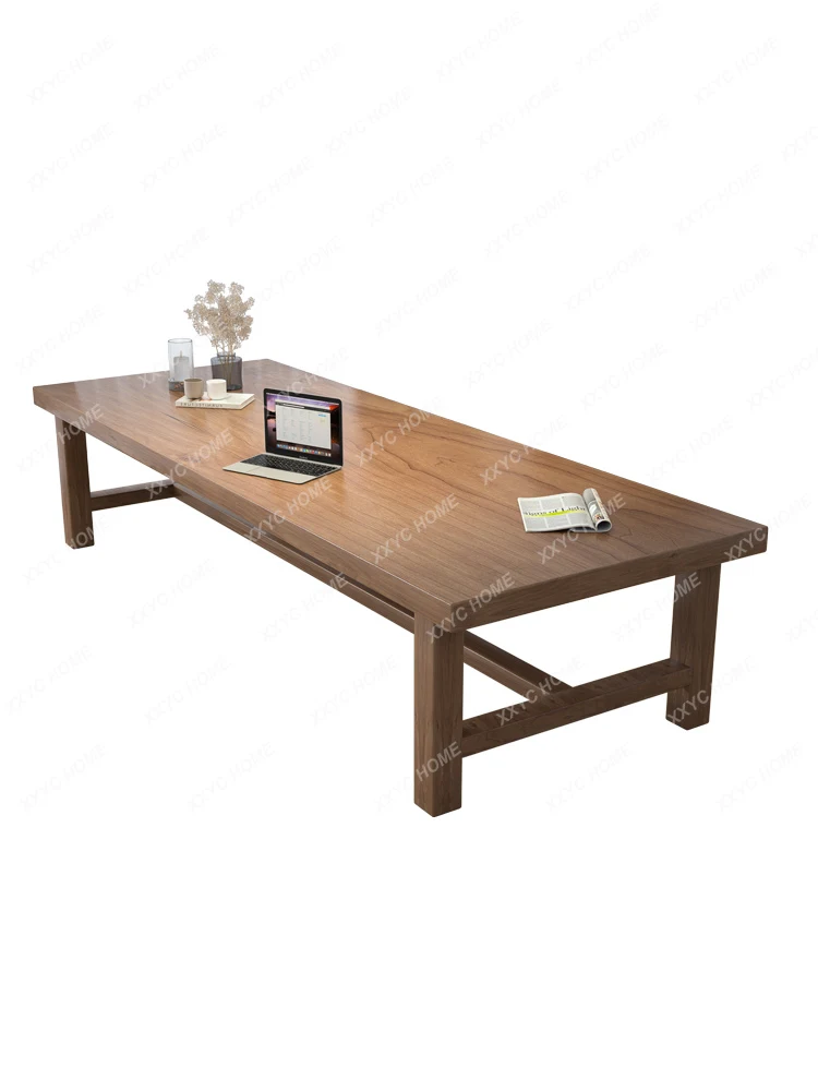 Workbench Home Living Room Large Long Desk Reading and Learning Table to Living Room Large Board Table